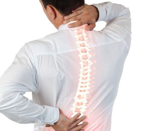 osteocondroza coloanei vertebrale la un bărbat
